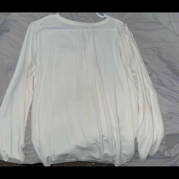 NWOT Loft  lace up top - Picture 4 of 4